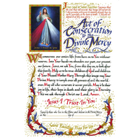 Poster A3 Act of Consecration to the Divine Mercy