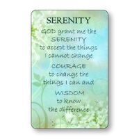 Laminated Prayer Card - Serenity