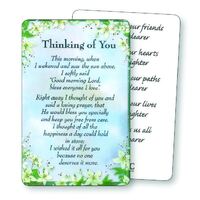 Laminated Prayer Card - Thinking of You
