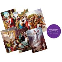 Stations of the Cross - Set 14 Postcard Size