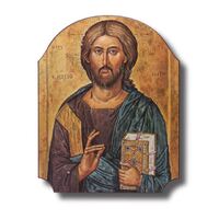 Wood Wall Plaque - Christ the Teacher-(300x400mm)