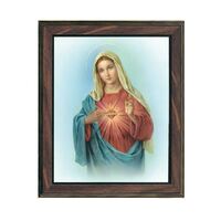 Wood Frame - Sacred Heart Mary