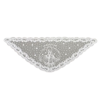 Catholic Mantilla Miraculous - White