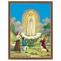 Wood Frame - Our Lady of Fatima