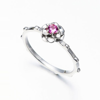 Sterling Silver Rosary Ring - 15mm
