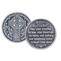 Pocket Token - Irish Blessing Celtic Cross