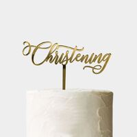 Cake Topper - Christening