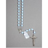 Rosary Plastic Blue - 5mm Beads