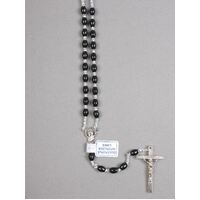 Rosary Plastic Black -  5mm Beads
