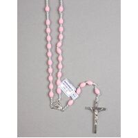 Rosary Plastic Pink - 5mm Beads