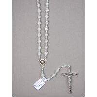Rosary Plastic Clear - 5mm Beads
