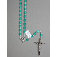 Rosary Plastic Green - 5mm Beads