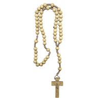 Rosary Wood Corded - Natural