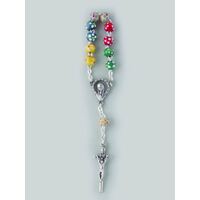 Rosary Ring Multi Colour - 5mm Beads