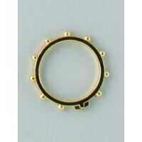Rosary Ring Gold Large - 15mm
