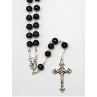 Rosary Wooden Black Carpino - 6mm Beads