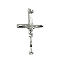 Sterling Silver Cross Log 34mm