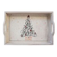Joy to the World Serving Tray 450 x300mm