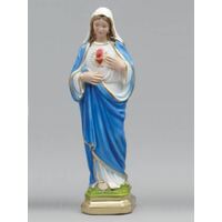 Statue Plaster Sacred Heart Mary (30cm)