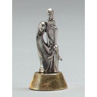 Metal Magnetic Holy Family Statue 50mm