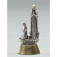 Metal Magnetic Our Lady of Lourdes Statue 50mm