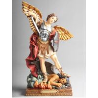 Statue 30cm Resin - St Michael