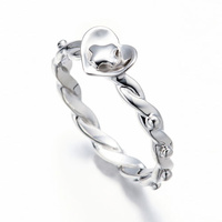 Sterling Silver Rosary Ring - 19mm