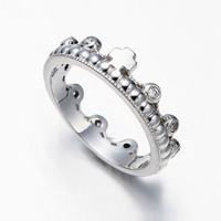 Sterling Silver Rosary Ring - 13mm