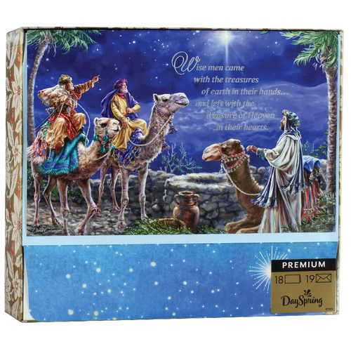 Christmas Premium Boxed Cards: Wise Men Came With Treasures (18 cards)