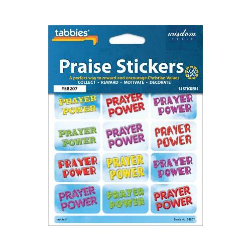Tabbies Praise Stickers - Prayer Power