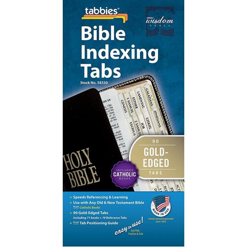Bible Tabs Catholic Gold