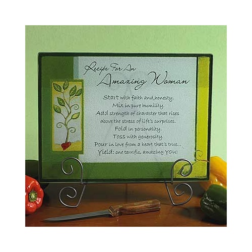 Cutting Board - Recipe Amazing Woman