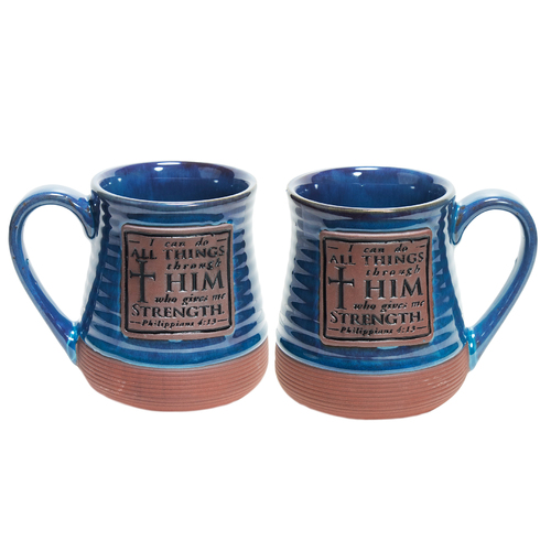 Pottery Mug - I can do all Things....