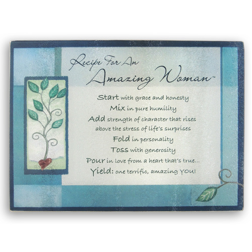 Cutting Board - Recipe Amazing Woman