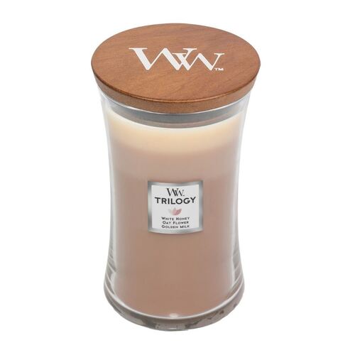 WoodWick Candle Large - Golden Treats Trilogy
