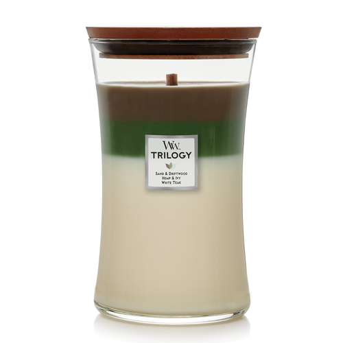 WoodWick Candle Large - Verdant Earth Trilogy