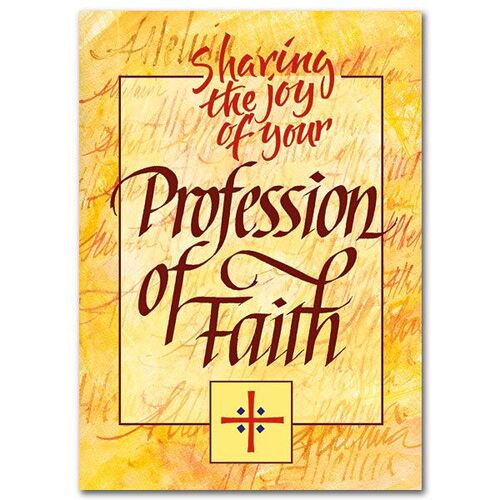 Card - RCIA Profession of Faith