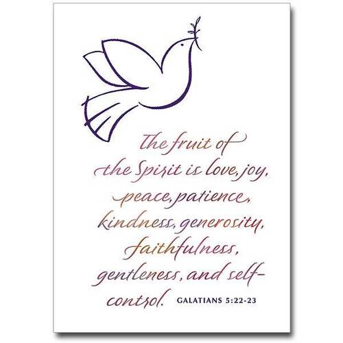 Card - Fruit of the Spirit Is Love Confirmation