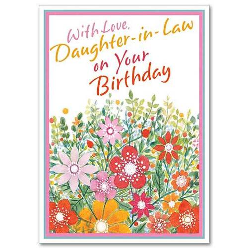 Card - Birthday Love Daughter In Law