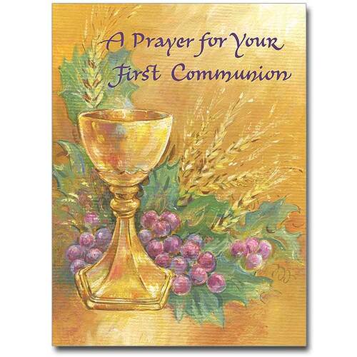 Card - Prayer for your Communion
