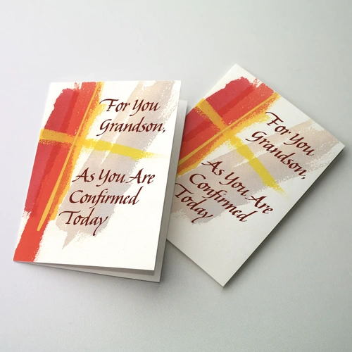 Card - For You Grandson Confirmation