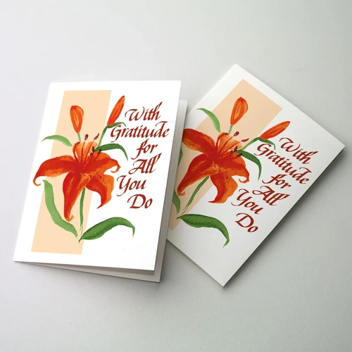 Card - Thank You With Gratitude for All You Do