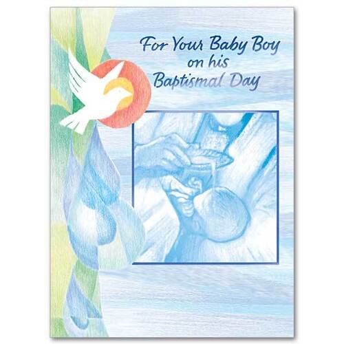Card - Baptism Boy