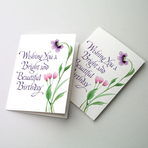 Card - Bright and Beautiful Birthday