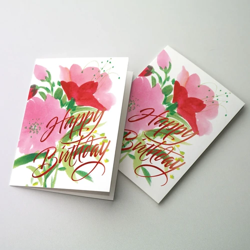 Card - Happy Birthday Floral