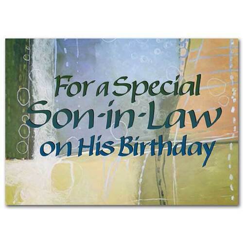 Card - Birthday Son in Law