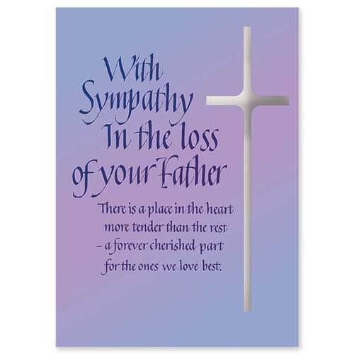 Card - Sympathy on the Loss of Your Father