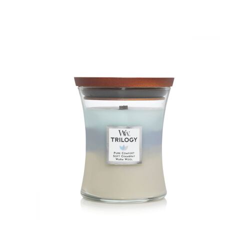 WoodWick Candle Medium - Woven Comforts Trilogy