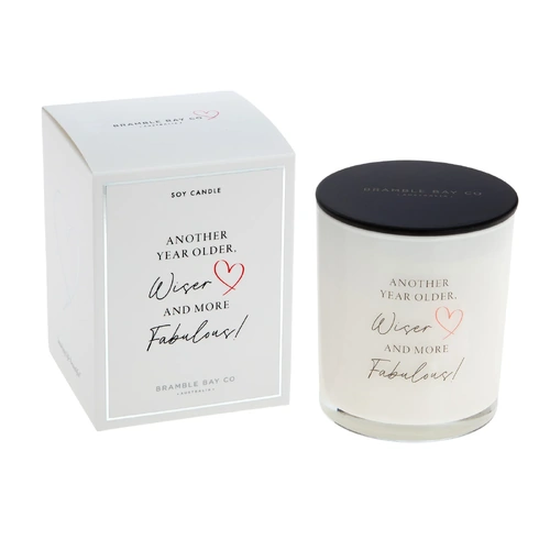 Occasion Soy Candle - Another Year Older, Wiser, Fabulous