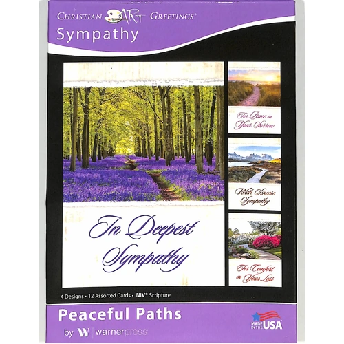 Boxed Cards Sympathy - Peaceful Paths